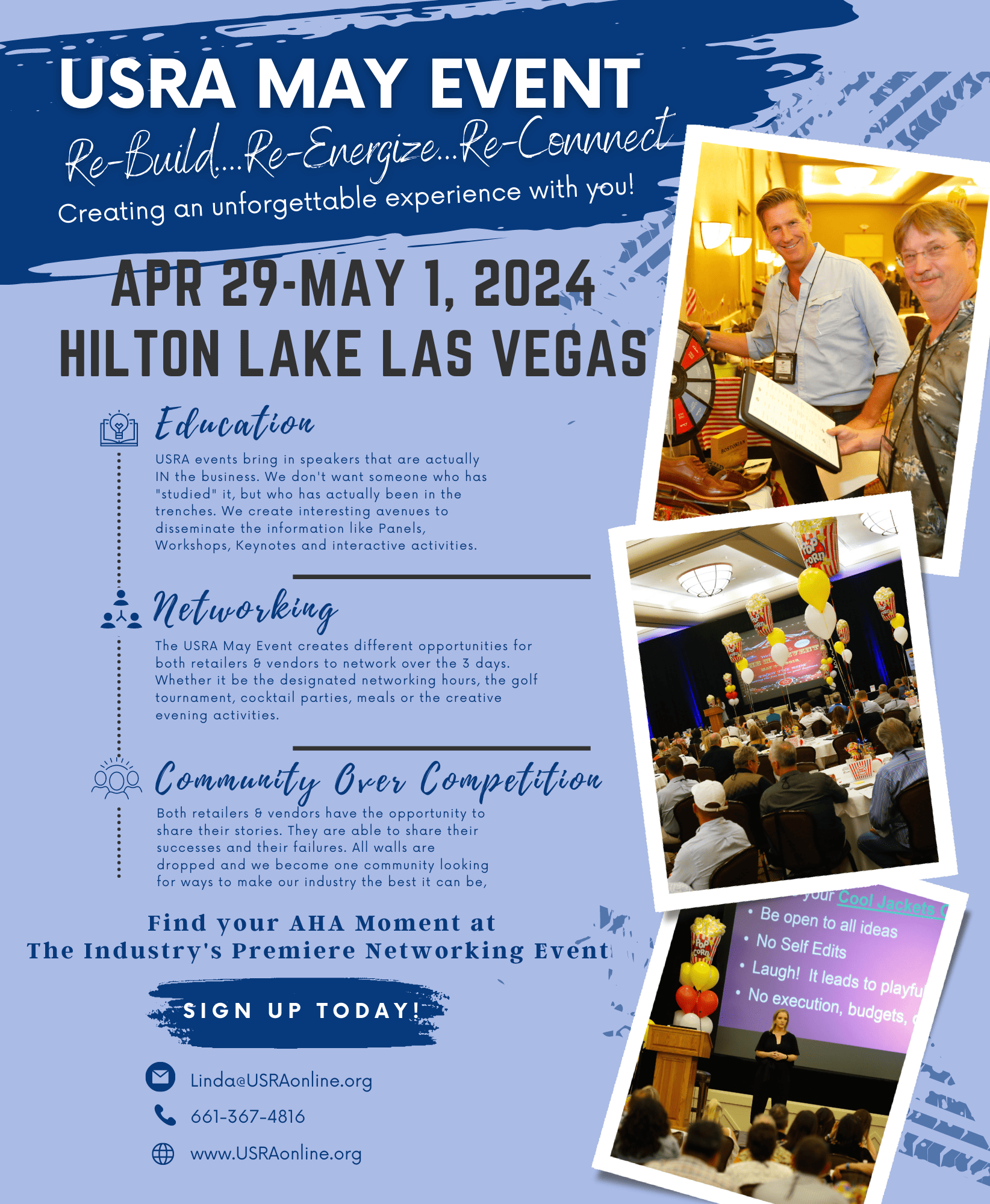 May Event 2024 Flyer incl event overview & dates 04/29-May 1, 2024