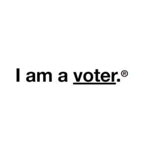 I am a voter logo